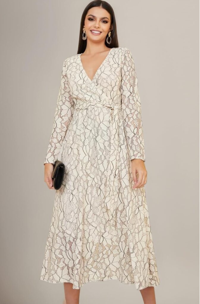 Styli A -Line Midi Dress