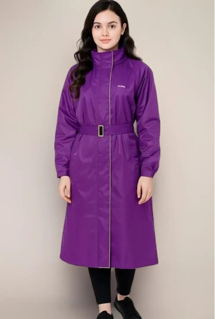 Krystle Women’s Belted Raincoat